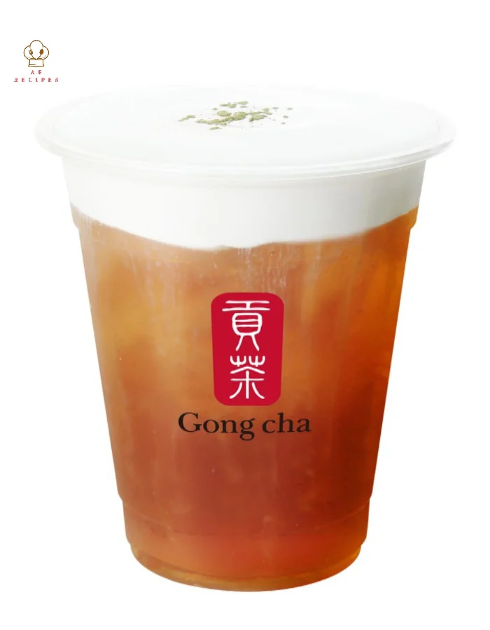 gong cha caramel milk tea